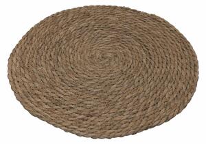 Zerbino natural 40cm tondo in Vimini Marrone, diametro 40