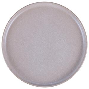 Piatto FRUTTA BERLIN IN GRES (stoneware) Bordo rialzato Finitura matt Decoro effetto Stone Dimensioni � 21,6x h2,3 cm Lavabile in lavastoviglie Utilizzabile nel microonde Colore Terra
