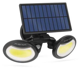 Riflettore LED solare con sensore 2xLED/4W/5V IP65