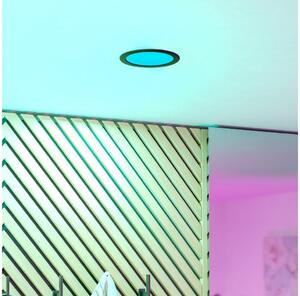 Eglo 901427-LED RGBW Faretto da incasso per bagno FUEVA-Z LED/9,5W/230V 16,8 cm IP44 nero