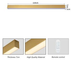 Brilagi - Plafoniera LED dimmerabile SLEEKLINE LED/40W/230V Wi-Fi Tuya oro+telecomando