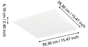 Eglo 901513 - Plafoniera LED RGBW da soffitto MORADILLO-Z LED/19W/230V 40x40 cm bianca