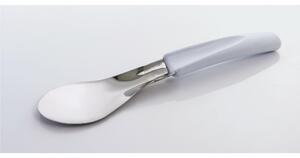 Spatola per gelato per Carapina in vari colori Lunghezza Totale 20 cm Con cucchiaio in acciaio inox e manico ergonomico in plastica bianco