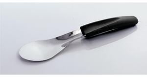 Spatola per gelato per Carapina in vari colori Lunghezza Totale 20 cm Con cucchiaio in acciaio inox e manico ergonomico in plastica nero