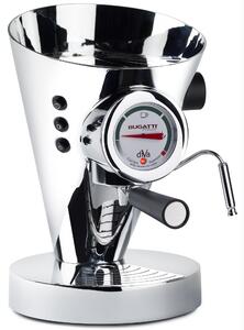Macchina da caff� DIVA Bugatti in acciaio inox 24x24x 36.5 cm -Peso 9,5 kg, 0,8 Litri per caff� macinato e in polvere Prodotta interamente in Italia con Garanzia Italiana