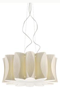 Lampadario a sospensione Larice Ghiaccio VIRUS MEDIO Dimensioni 56x56xh36 cm- peso 4,00 kg Supporto in Metallo Sospensione