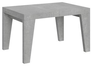 Tavolo Allungabile Piano NAXY 90x120xh77 cm estensibile fino a 224 cm tutto in legno di Frassino Cemento
