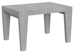 Tavolo Allungabile Piano SPINBO 90x120xh77 cm estensibile fino a 224 cm tutto in legno di Frassino Cemento