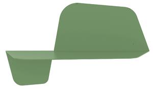Mensola da Parete in acciaio sagomato verniciato a polvere FLAP 600 Ali Di Farfalla Dimensioni 59x29xh26 cm colore Oliva
