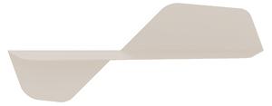 Mensola da Parete in acciaio sagomato verniciato a polvere FLAP 800 Ali Di Farfalla Dimensioni 80x24xh31 cm colore canapa