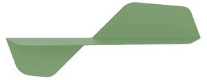 Mensola da Parete in acciaio sagomato verniciato a polvere FLAP 800 Ali Di Farfalla Dimensioni 80x24xh31 cm colore Oliva