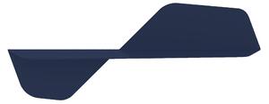 Mensola da Parete in acciaio sagomato verniciato a polvere FLAP 800 Ali Di Farfalla Dimensioni 80x24xh31 cm colore Blu Navy