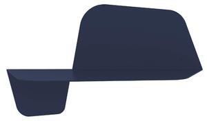 Mensola da Parete in acciaio sagomato verniciato a polvere FLAP 600 Ali Di Farfalla Dimensioni 59x29xh26 cm colore Blu Navy