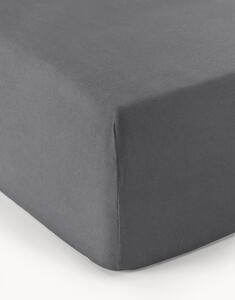 Lenzuolo con angoli boxspring in flanella Biba