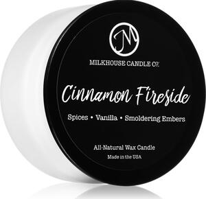 Milkhouse Candle Co. Creamery Cinnamon Fireside candela profumata Sampler Tin 42 g