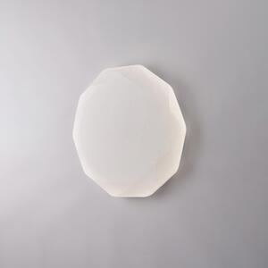 Plafoniera Sendy T in Acrilico Bianco �30xH7 cm, LED 18W 2000 Lumen CCT con Telecomando