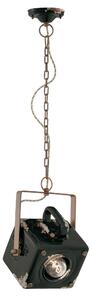 Sospensione da interno a in Ferro e materiale Ceramico URBAN RETRO' dimensione 23x16x h 95 cm peso 3,10 kg - Attacco Lampada E 27 Vintage Nero