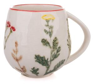 Tazza bianca in porcellana 240 ml Flower Garden – Dakls