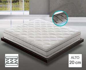 Materasso a Molle Box Ignifugo Certificato Classe 1 IM H20 cm 160x190 Matrimoniale standard