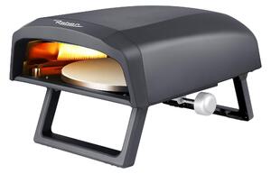 Forno Pizza A gas con Rotazione del Piano in pietra refrattaria Dimensioni 61x44x h 31,5 cm - Peso kg 12.5 guscio esterno in carbonio verniciato interno acciaio inox