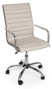 Sedia da ufficio grigio tortora in similpelle Perth – Yes Everyday