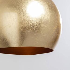 Lampada a sospensione Kare Caldaia, colore oro, acciaio, Ø 25 cm