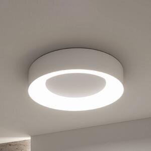 Paulmann Plafoniera LED Smart Casca, bianca, Ø 40 cm, RGBW, IP44 dimmerabile, Bianco / Opale, Soggiorno / Sala da pranzo, Metallo, Moderno, Plafoniera