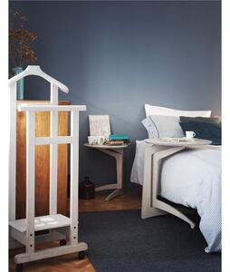 Tavolinetto richiudibile da letto e da salotto FOLD ME Altezza 51 cm in Betulla Fillandese, Dimensioni 43x h 51 cm colore legno naturale
