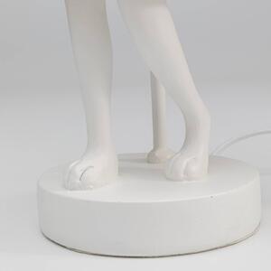 Kare Animal Rabbit lampada da tavolo, bianco/rosa, altezza 50 cm