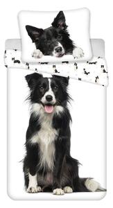 Biancheria da letto per bambini in cotone per letto singolo 140x200 cm Border Collie – Jerry Fabrics