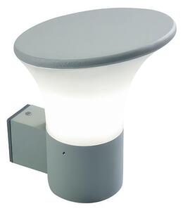 Applique in pressofusione di alluminio. BELEN APPLIQUE IN ALTO MEDIA E27 Dimensioni 19,8x17,3xh 21,3 Diffusore in termoplastico opalin colore ALLUMINIO