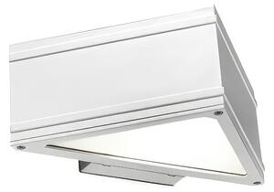 Applique Orizzontale Dimensione 28,5x20xh 10,7 cm Altezza max lampada 130mm Struttura in pressofusione di alluminio colore Bianco