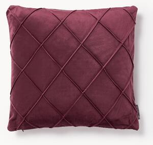 Ashler Copricuscino In Velluto 45x45 Cm | Morbido Quadrato Con Particelle Tonde, Evelina