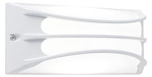 Applique in alluminio pressofuso BRA APPLIQUE GRIGLIA Dimensioni 22x10,3x h 10 cm Diffusore in termoplastico opalino 10W LED 3000K colore BIANCO
