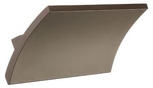 Applique in alluminio pressofuso Finitura goffrata TESLA APPLIQUE SINGOLA Dimensioni 20x8xh 8,5 cm 6W LED 3000K colore CAFFE'