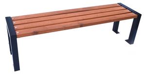 Panchina da giardino in legno marrone - Rojaplast