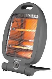 Stufa al quarzo riscaldamento - 400/800 W - Pieghevole - Grigio