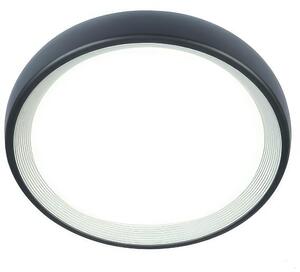 Plafoniera in termoplastico LOFT PLAFONIERA TONDA 18WLED 4000K Dimensioni � 31xh6,8 cm Diffusore in termoplastico opalino colore GRAFITE