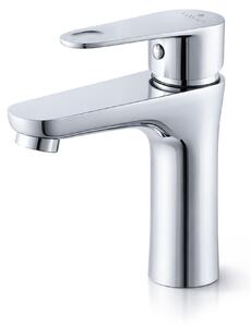 Rubinetto lavabo basso bagno miscelatore monocomando cromato SOLARI