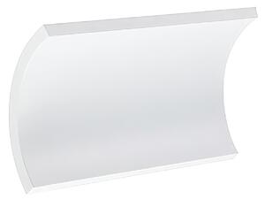 Applique in alluminio pressofuso. Finitura goffrata TESLA APPLIQUE DOPPIA 6W 6W LED 4000K Dimensioni 20x5,7xh 12 cm per ambientazioni esterne -interne colore BIANCO