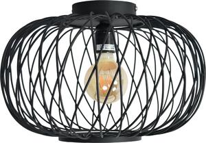 Lampada da soffitto Twist Large Ø37x24 - Metallo - Nero