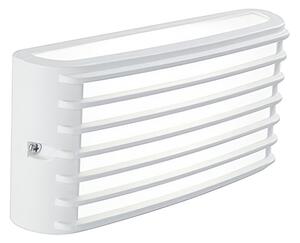Applique in alluminio pressofuso GRID APPLIQUE Dimensioni 22x6,9xh10,8 cm GABBIA 10W LED 3000K colore BIANCO