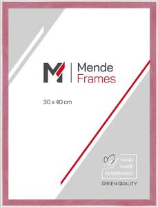 MendeFrames H080 Cornice in legno rossa 21x29,7 cm con vetro museale