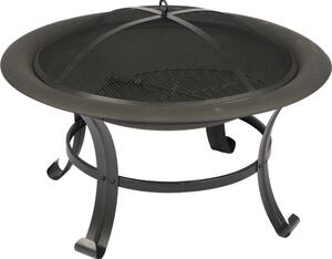 DOCHTMANN Braciere con coperchio e attizzatoio 76x53 cm