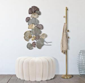 Pannello da muro in Metallo dal design DIPLY 3D Forme foglie e la natura 76x7,6x126 cm peso 2,80 kg multicolore metallo