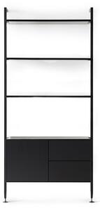 Libreria nera in rovere 94x210 cm Edge by Hammel - Hammel Furniture