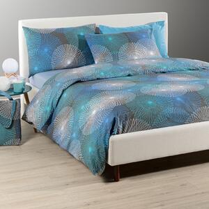 Completo Copripiumino SINGOLO Selene BLUETTE Cotone Caleffi
