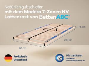 MaDeRa Telaio a doghe a 7 zone 3 versioni diverse, per l'autoassemblaggio, dimensioni: 90x200