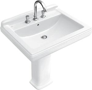 V&B Hommage lavabo 75x58cm, P bla C+, 1 foro per rubinetto, troppopieno
