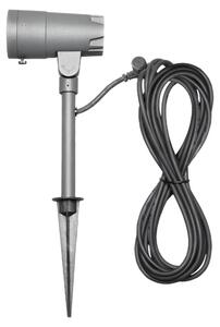 Konstsmide Andria LED 12V, faretto da terra orientabile e regolabile, 3000K, 210 lm, 1x3W, 12V/240V, alluminio/vetro acrilico, 7475-370